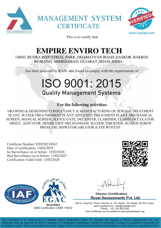 ISO Certificate